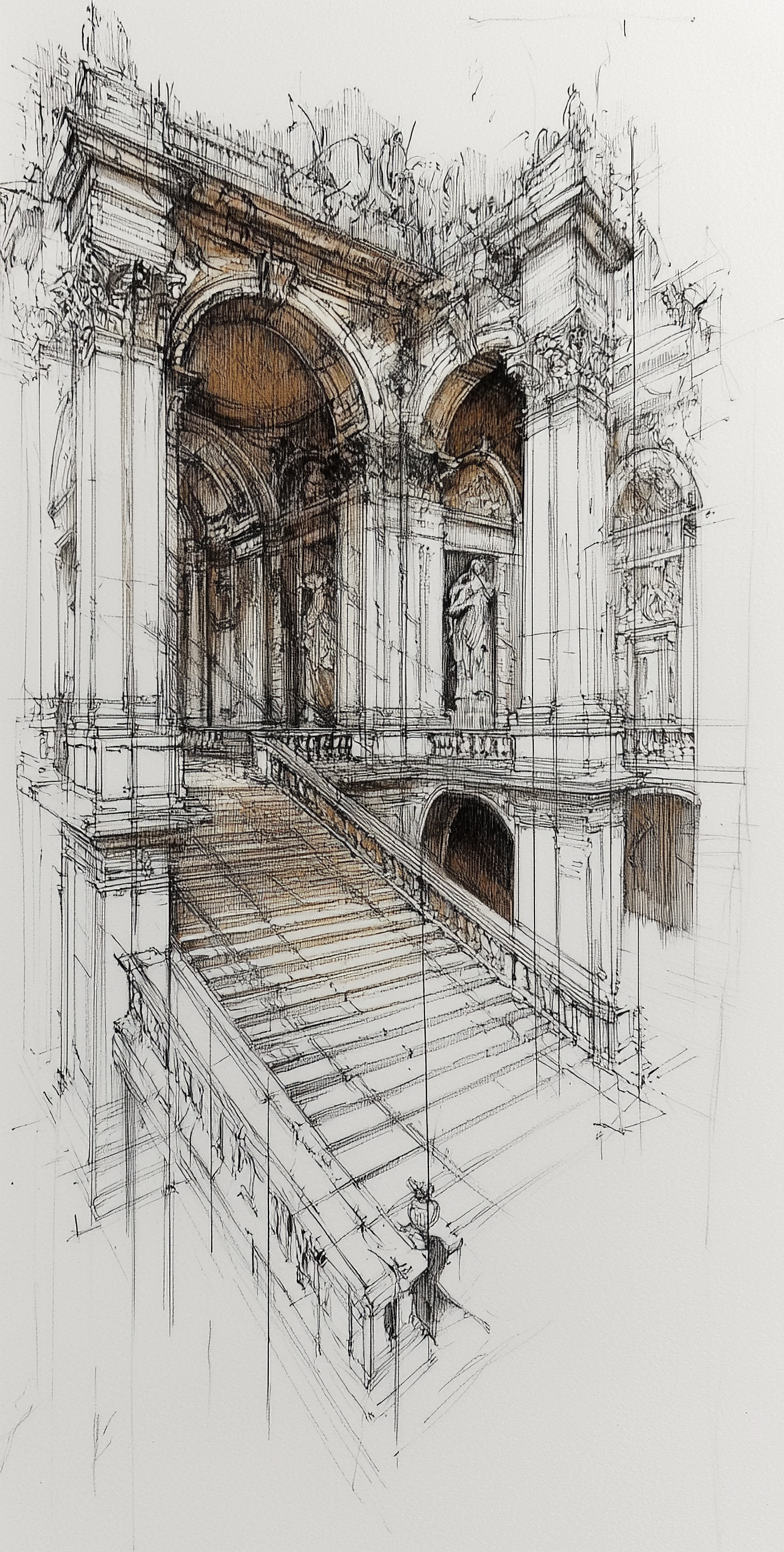 Architectural sketch